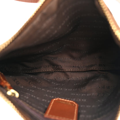 Burberry Haymarket Check Shoulder Bag Tan 5 of 12