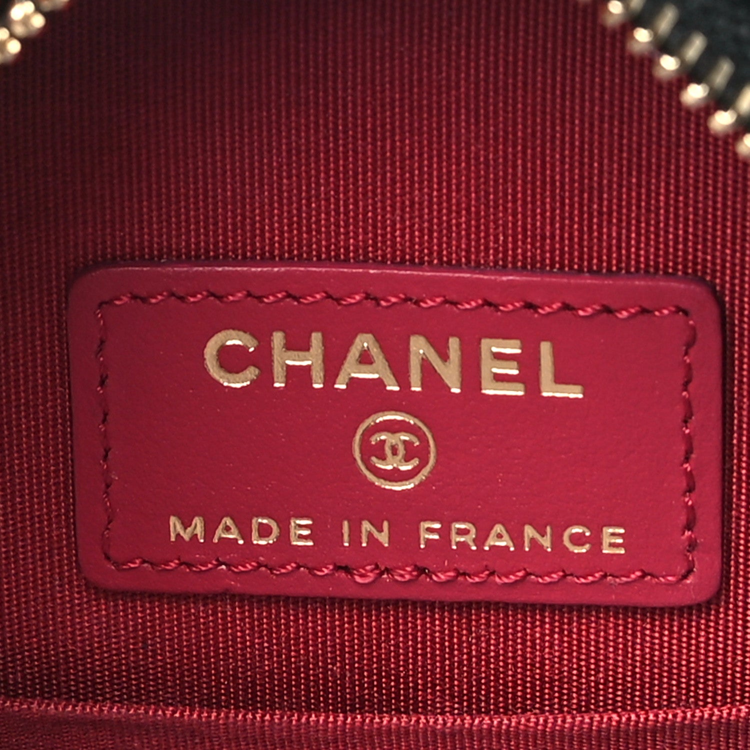 Chanel Lambskin Quilted Chanel 19 Round Clutch With Chain Black 5 of 9