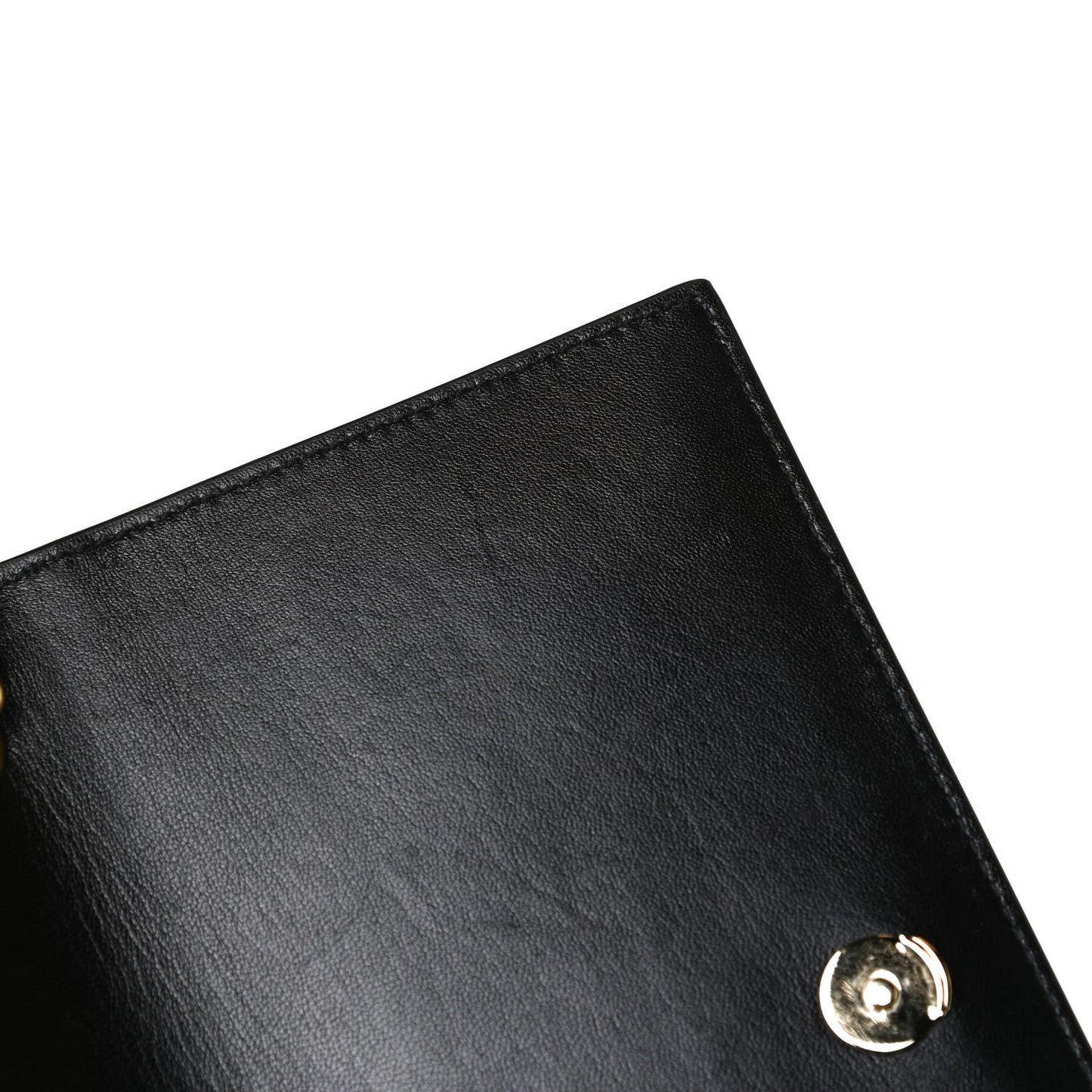 Suede Embroidered Small Monogram Kate Satchel Black