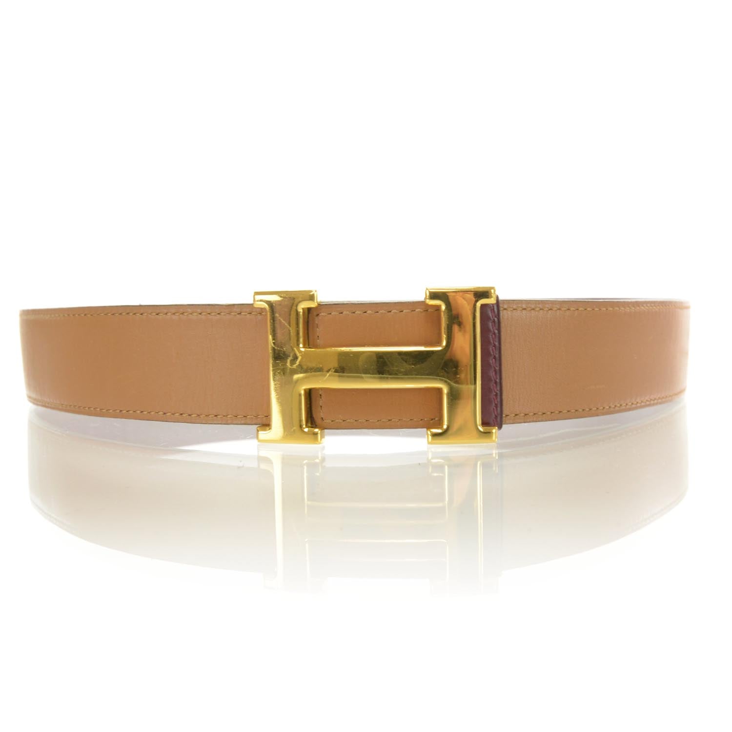 Hermes Reversible H Belt 65 1 of 6