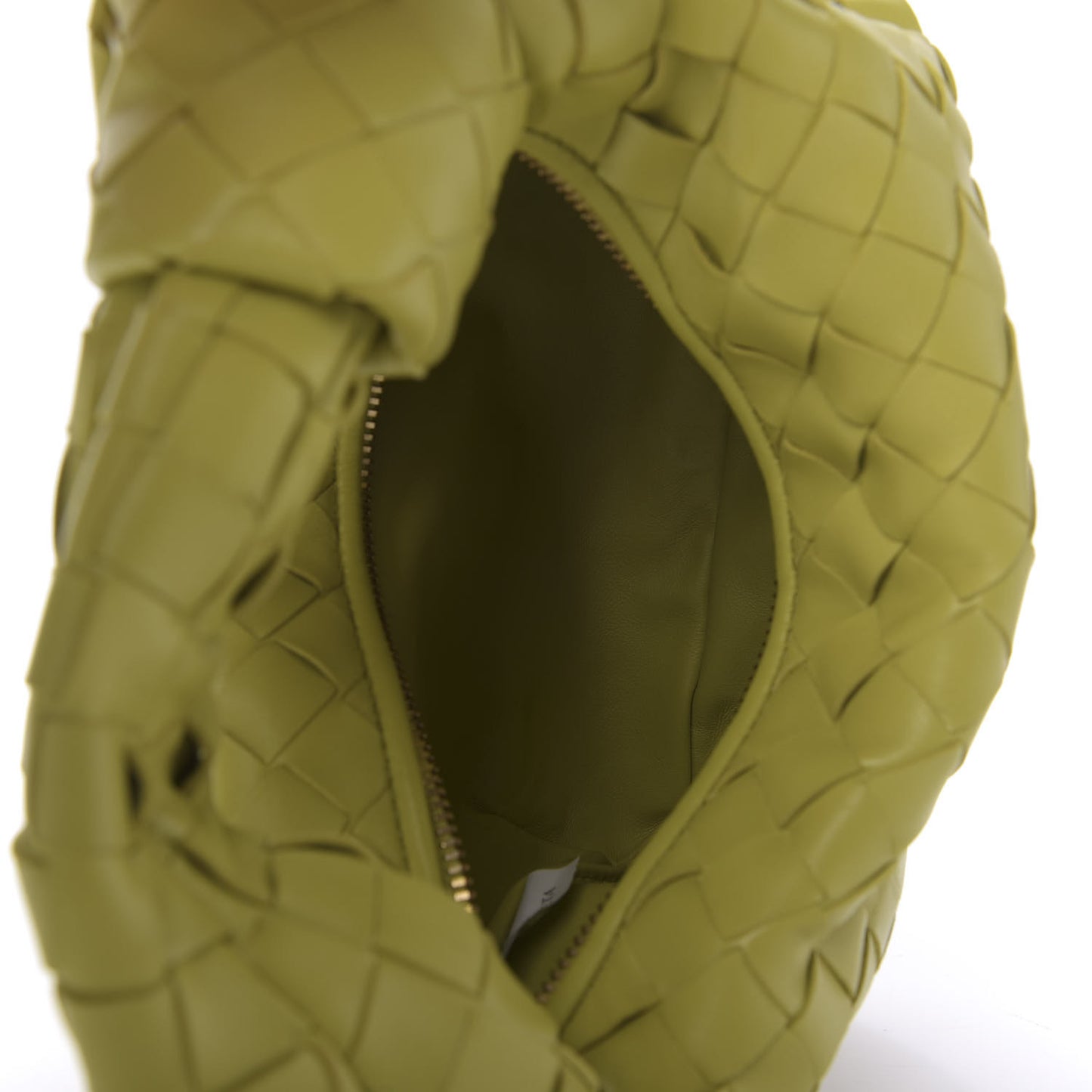 Nappa Intrecciato Mini Jodie Kiwi