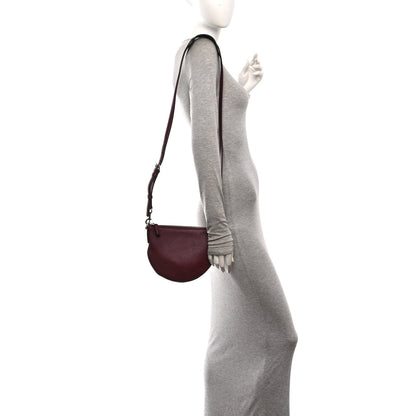 Gucci Pebbled Calfskin Mini B Shoudler Bag Burgundy 3 of 10
