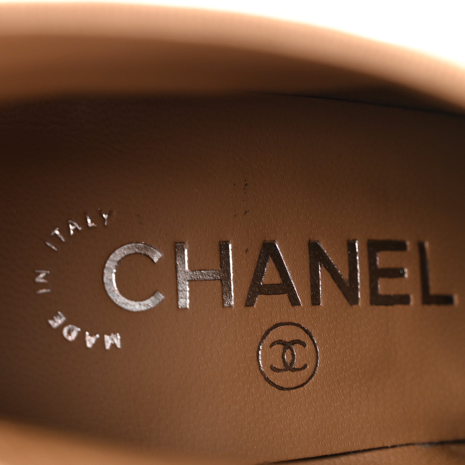 Chanel Lambskin CC Bow Cap Toe Short Boots 37 Marron Clair Black 8 of 9