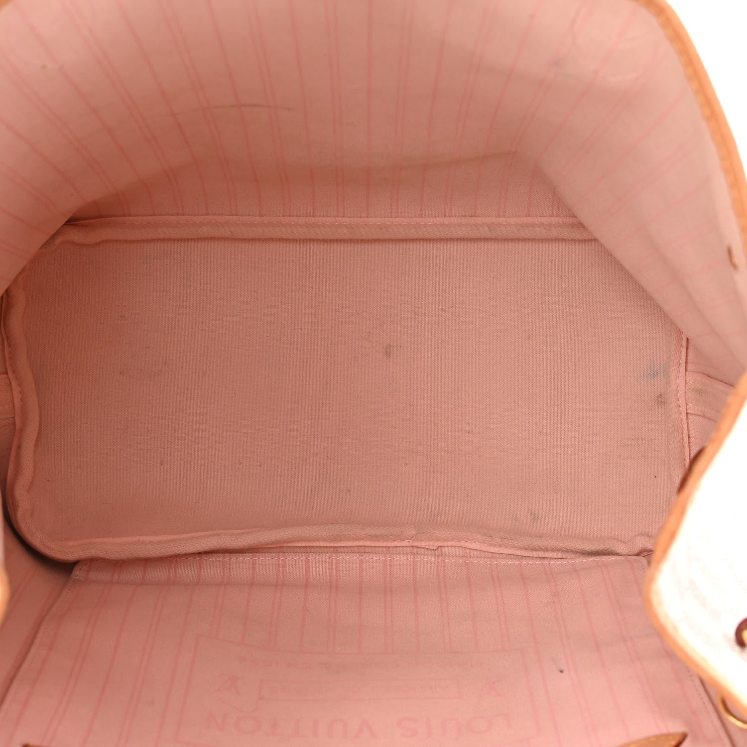 Louis Vuitton Damier Azur Neo Neverfull MM Rose Ballerine 5 of 9