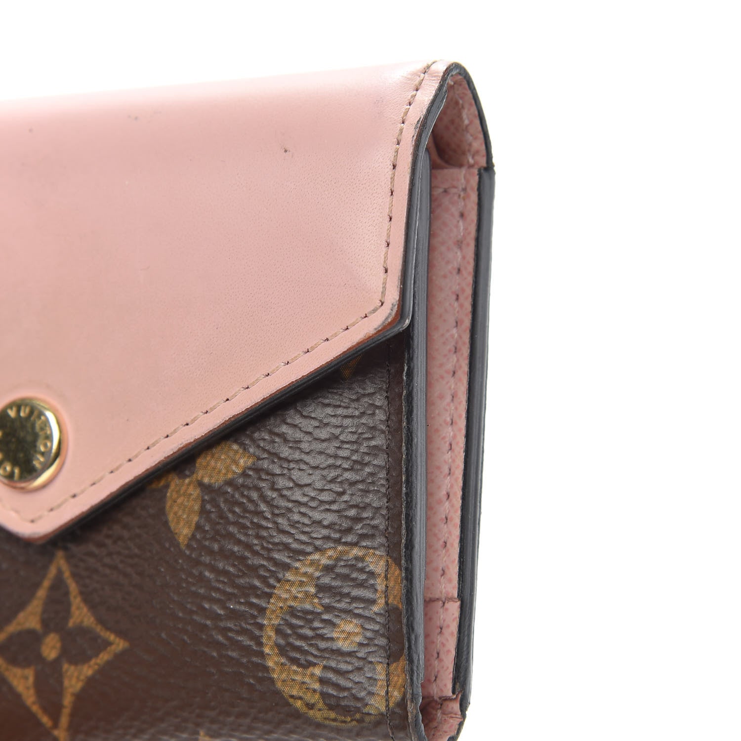 Louis Vuitton Monogram Zoe Wallet Rose Ballerine 9 of 11