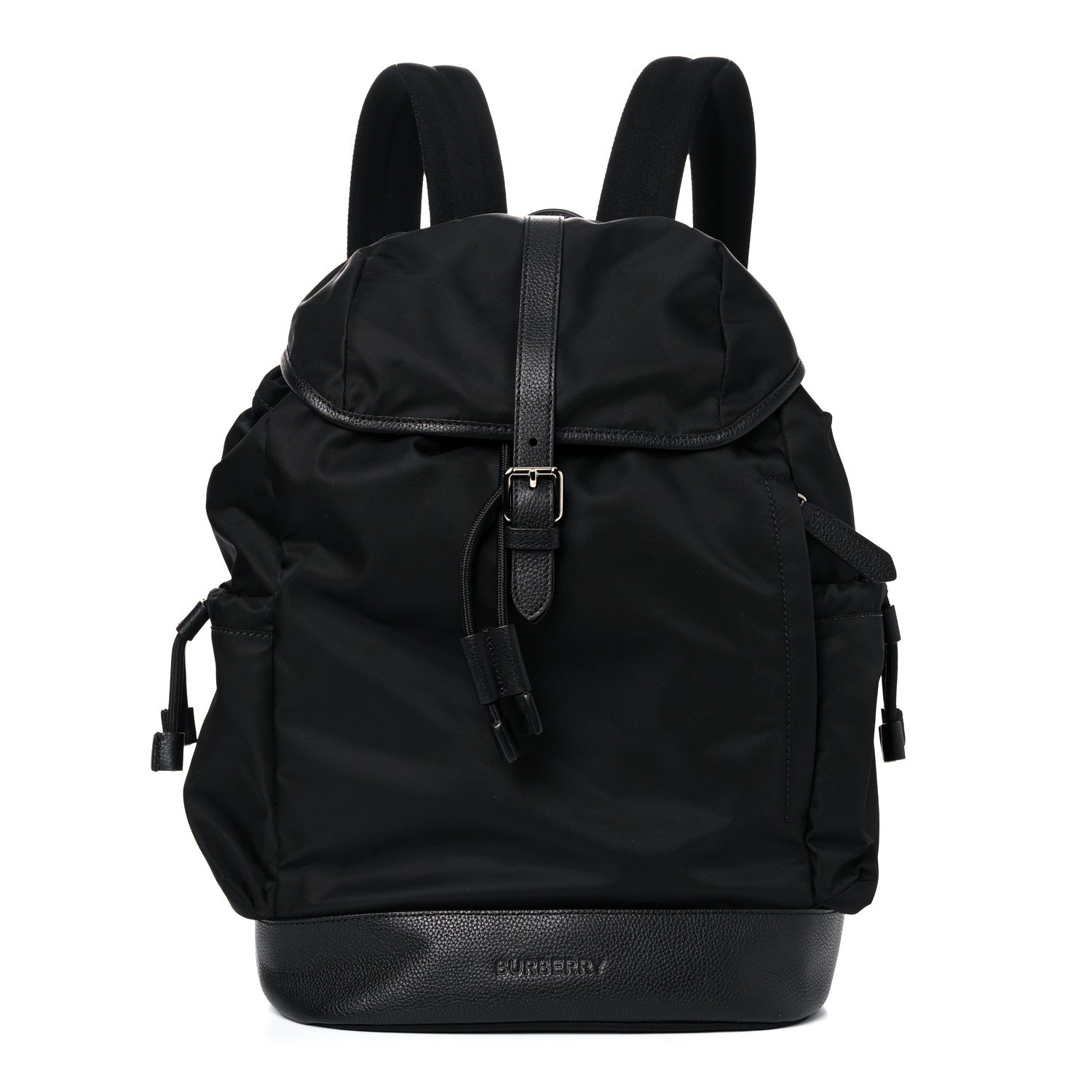 Burberry Nylon Grained Calfskin Watson Diaper Bag Black 1 of 14