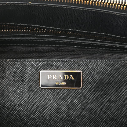 Prada Saffiano Large Galleria Double Zip Tote Black 6 of 16