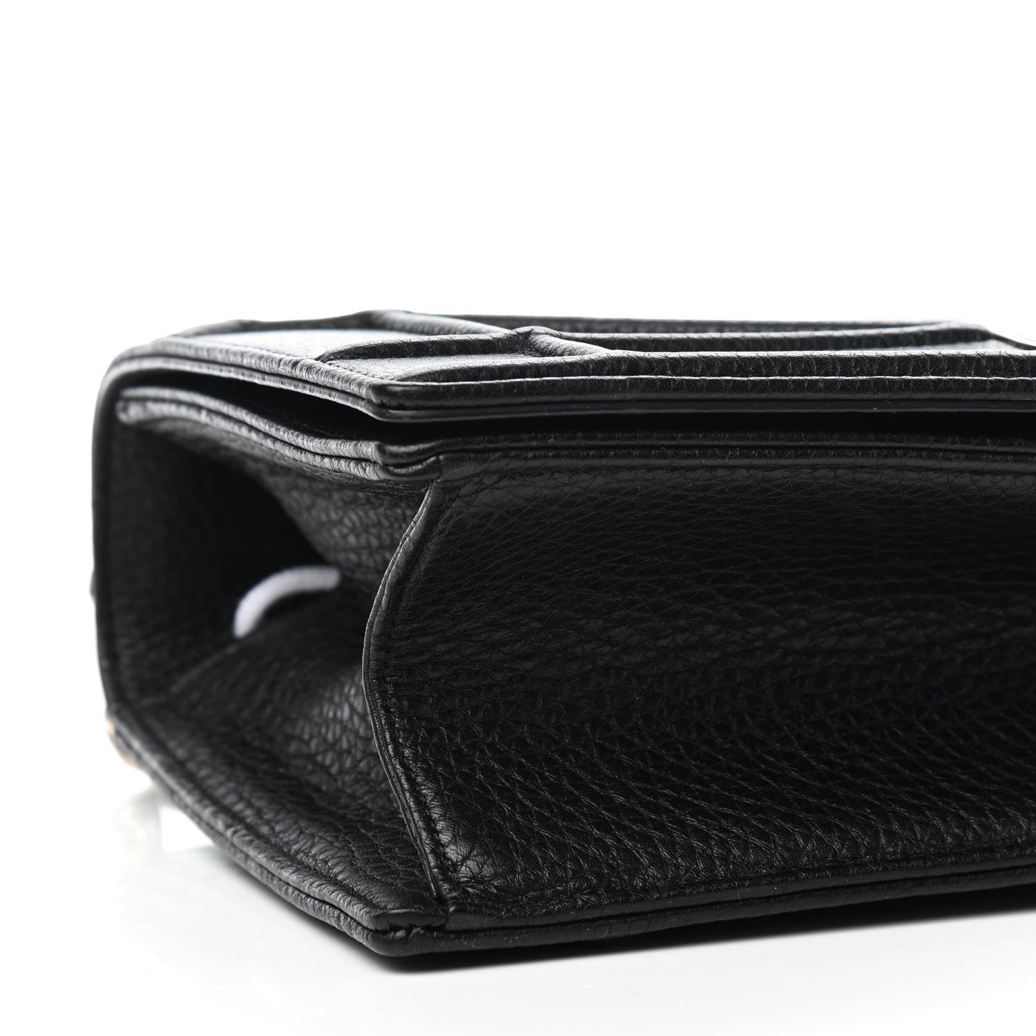 Christian Dior Grained Calfskin Medium Diorama Flap Bag Black 8 of 8