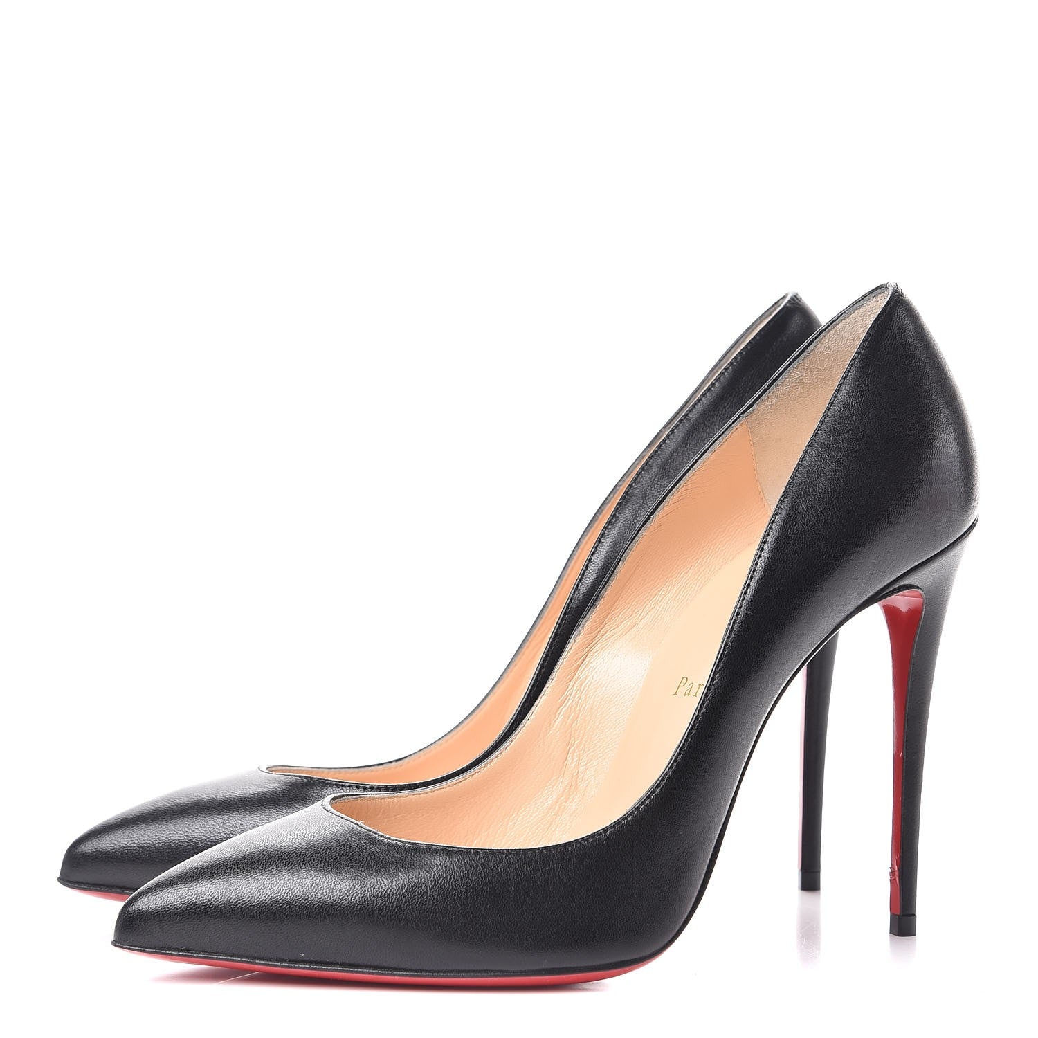 Christian Louboutin Kid Pigalle Follies 100 Pumps 39 Black 3 of 10
