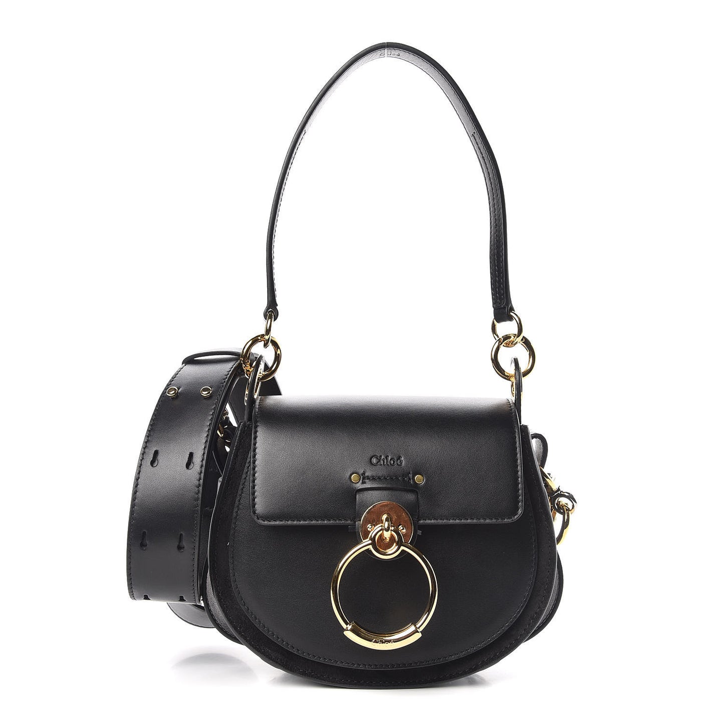 Calfskin Small Tess Bag Black