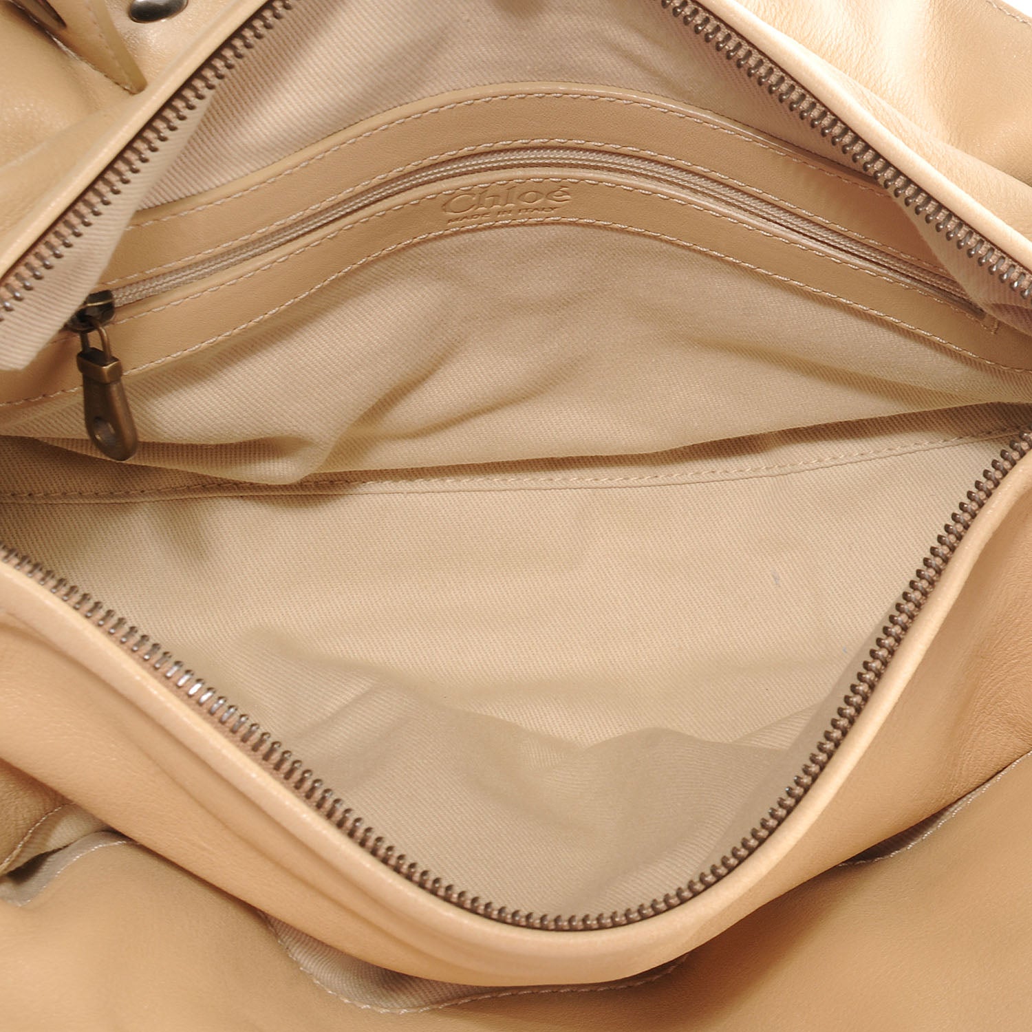 Chloe Python Silverado Shoulder Bag Beige 5 of 7