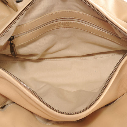 Chloe Python Silverado Shoulder Bag Beige 5 of 7