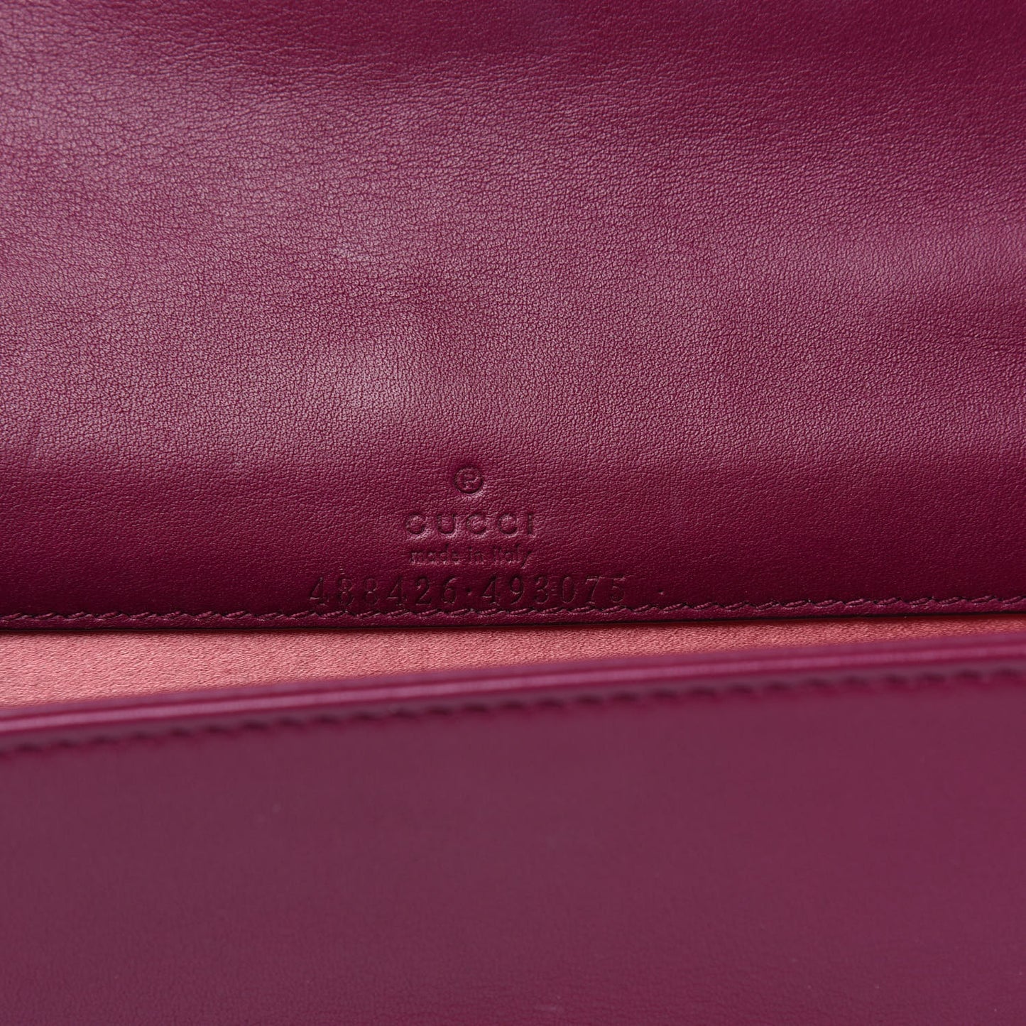 Velvet Matelasse GG Marmont Mini Bag Fuchsia Violet Cyclamen