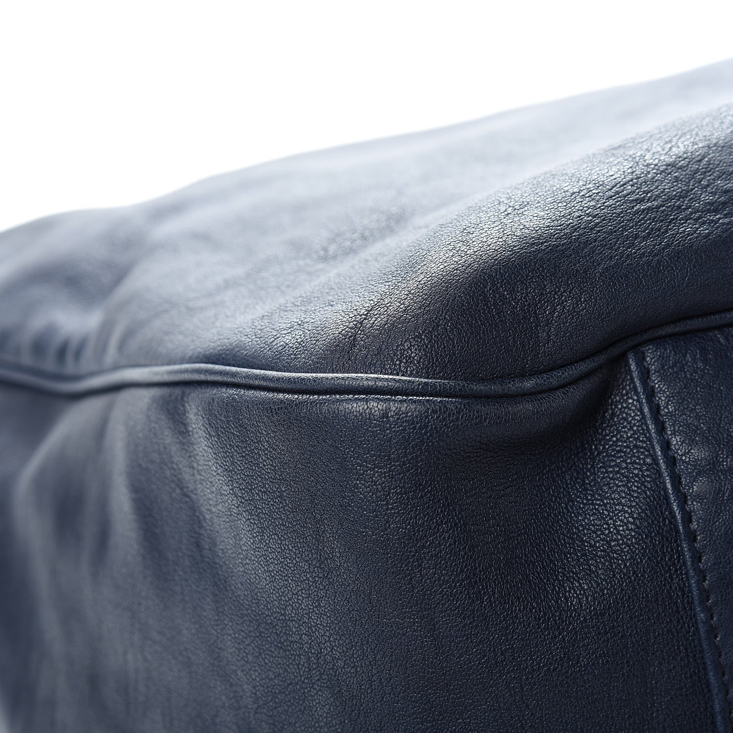 Saint Laurent Goatskin Large Roady Hobo Navy 12 of 12
