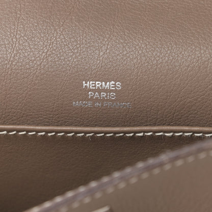 Hermes Swift Kelly Pochette Clutch Etoupe 6 of 10