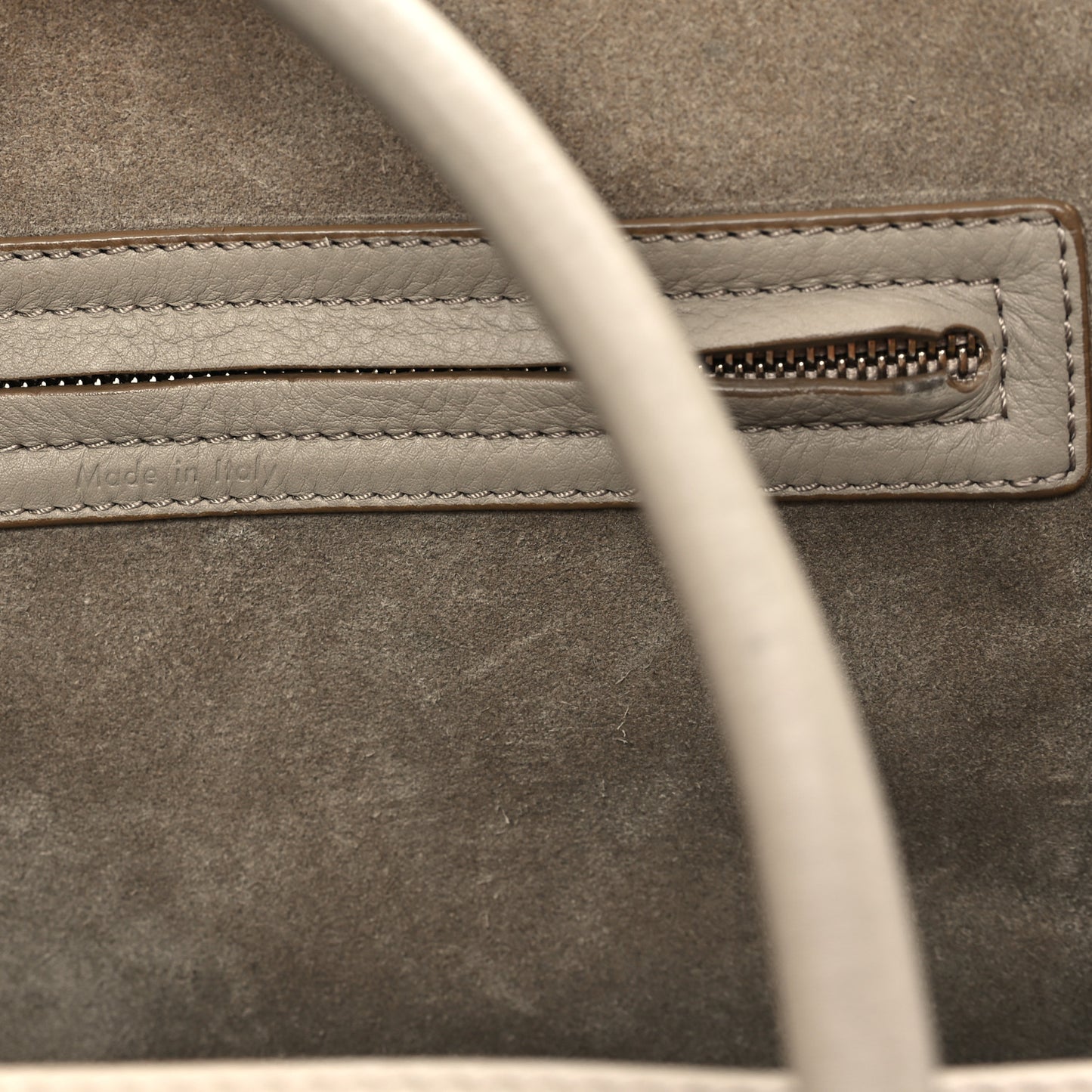 Smooth Calfskin Medium Phantom Luggage Taupe