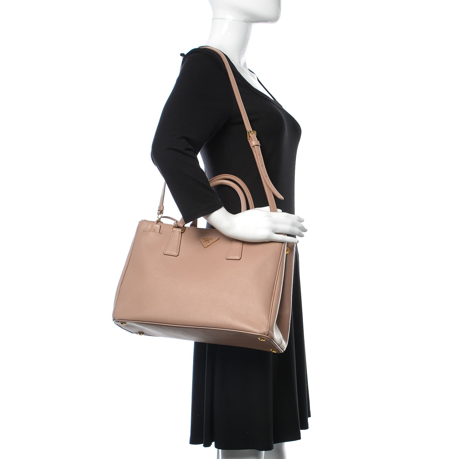 Prada Saffiano Medium Galleria Double Zip Tote Cammeo 2 of 22