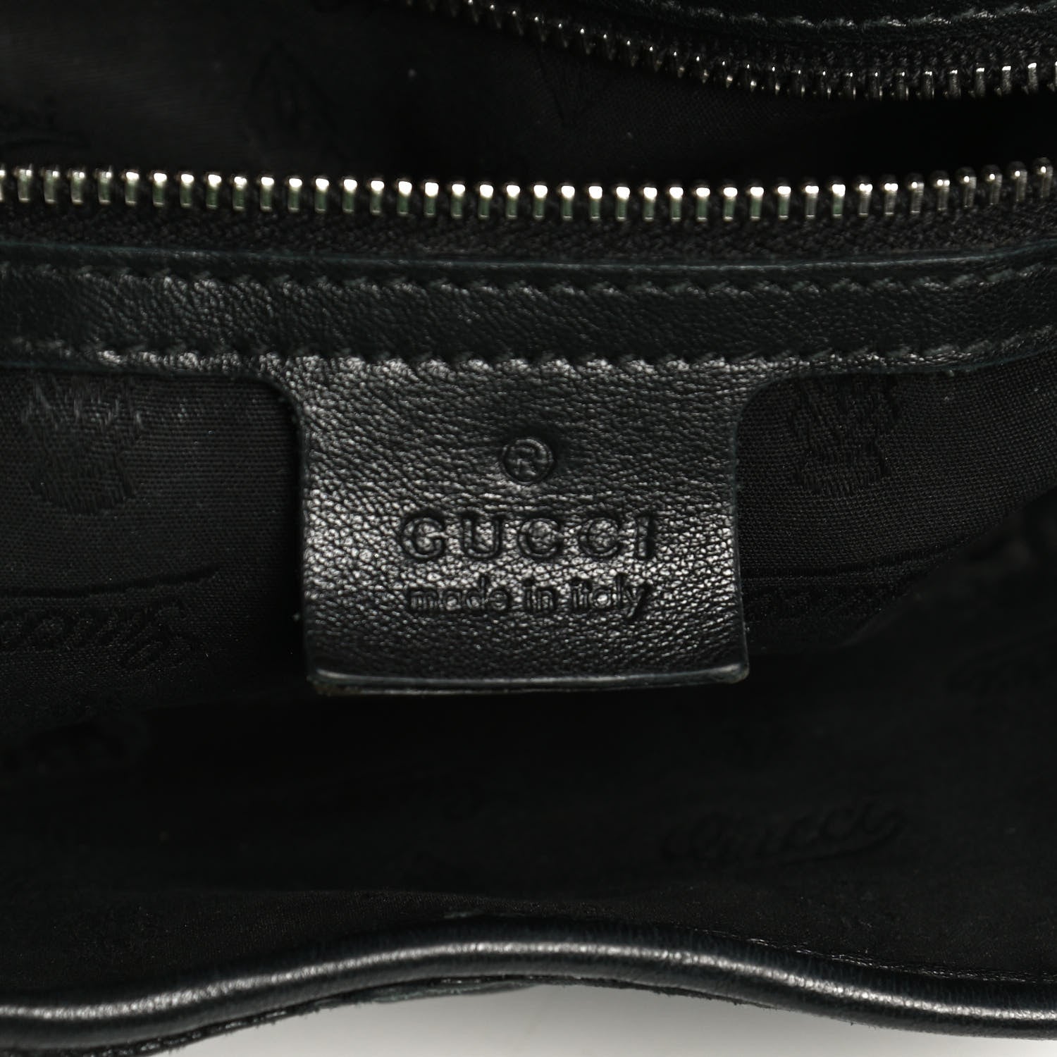 Gucci Guccissima Medium GG Twins Shoulder Bag Black 5 of 12