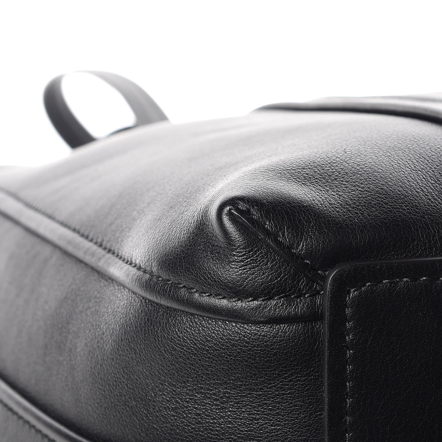Balenciaga Calfskin Large Laundry Cabas Tote Black 11 of 12