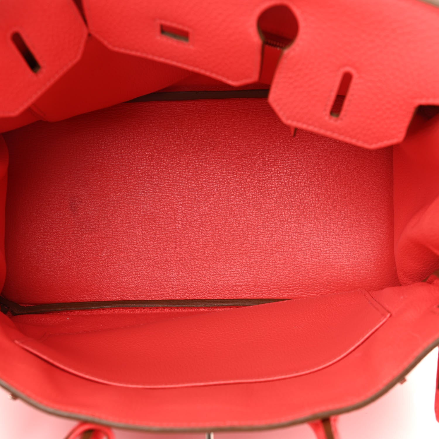 Hermes Taurillon Clemence Birkin 30 Rouge Pivoine 4 of 18