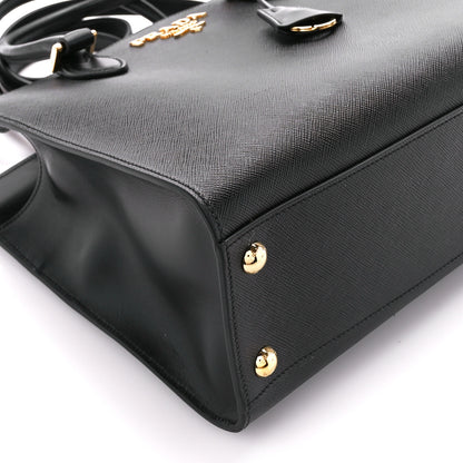Prada Saffiano Soft Calfskin Large Tote Black 10 of 11