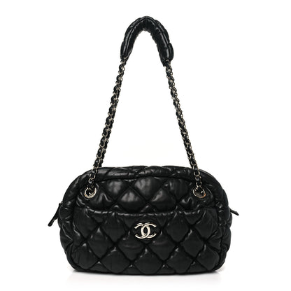 Chanel Lambskin Bubble Quilt Camera Case Black 1 of 10