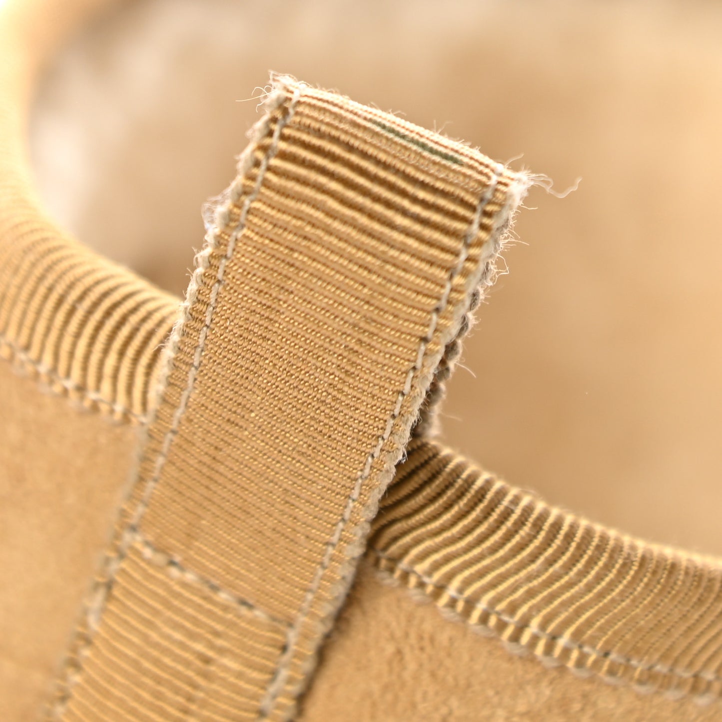 Calfskin Suede Shearling Granville Espadrille Boots 36 Natural
