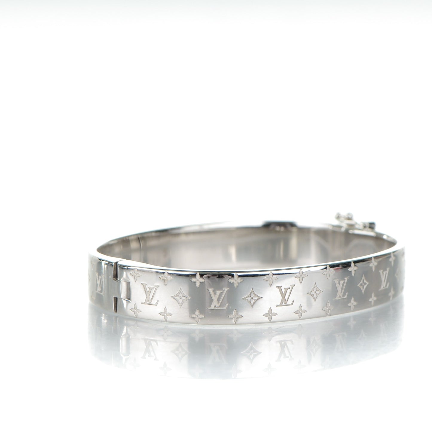 Palladium Monogram Nanogram Cuff S
