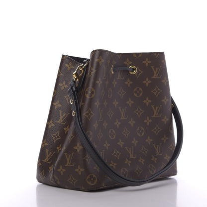 Louis Vuitton Monogram Neonoe MM Black 3 of 8