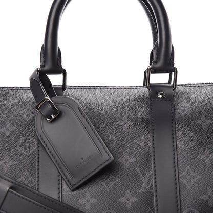 Louis Vuitton Monogram Eclipse Keepall Bandouliere 45 9 of 9