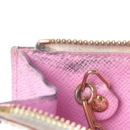 Louis Vuitton Monogram Multicolor Key Pouch White Litchi 16 of 16