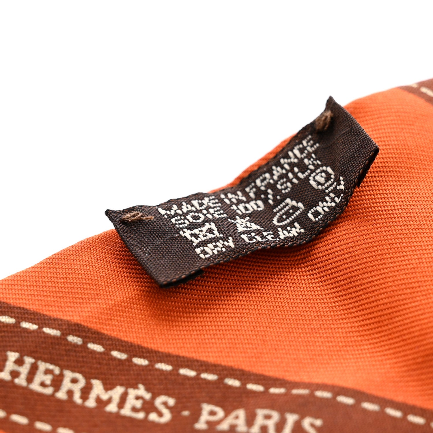 Hermes Silk Bolduc Twilly Orange 5 of 7