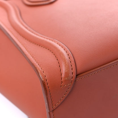 Celine Smooth Calfskin Nano Luggage Terracotta 10 of 18