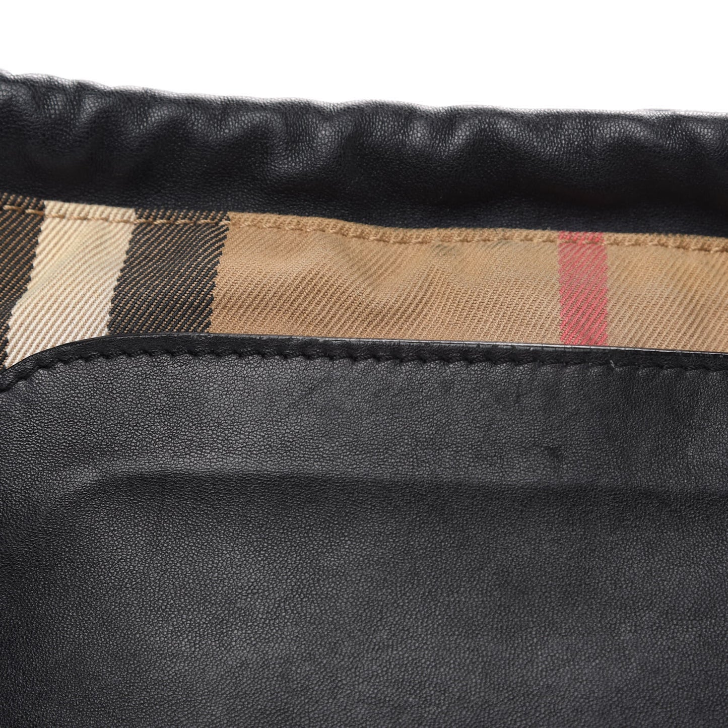 Calfskin House Check Little Crush Black