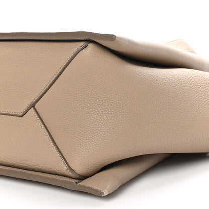 Celine Baby Grained Calfskin Medium Tri-Fold Bag Taupe 10 of 11