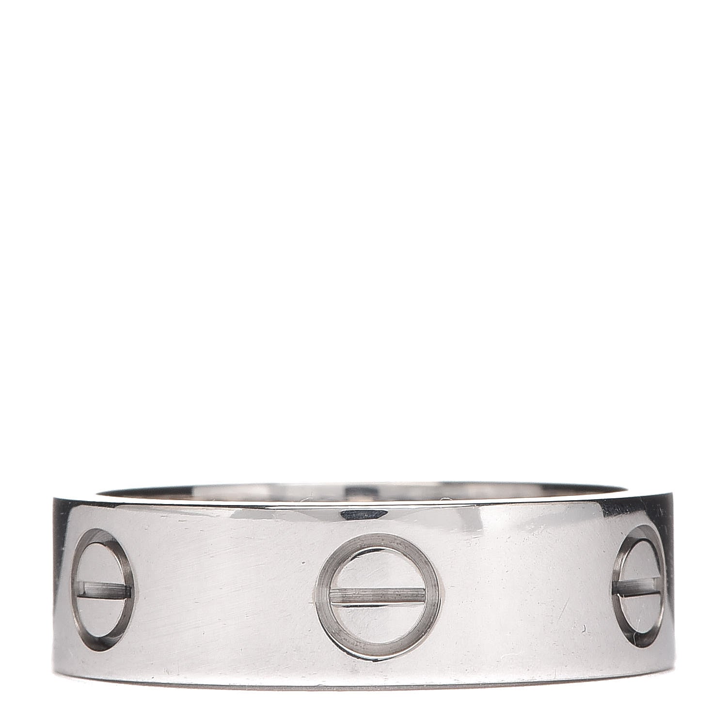 Cartier 18K White Gold 5.5mm LOVE Ring 57 8 3 of 6