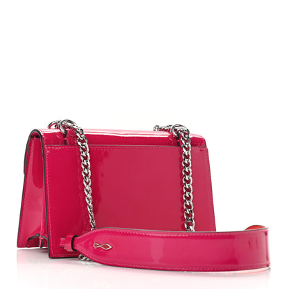 Christian Louboutin Patent Elisa Mini Shoulder Bag Bomba 2 of 9