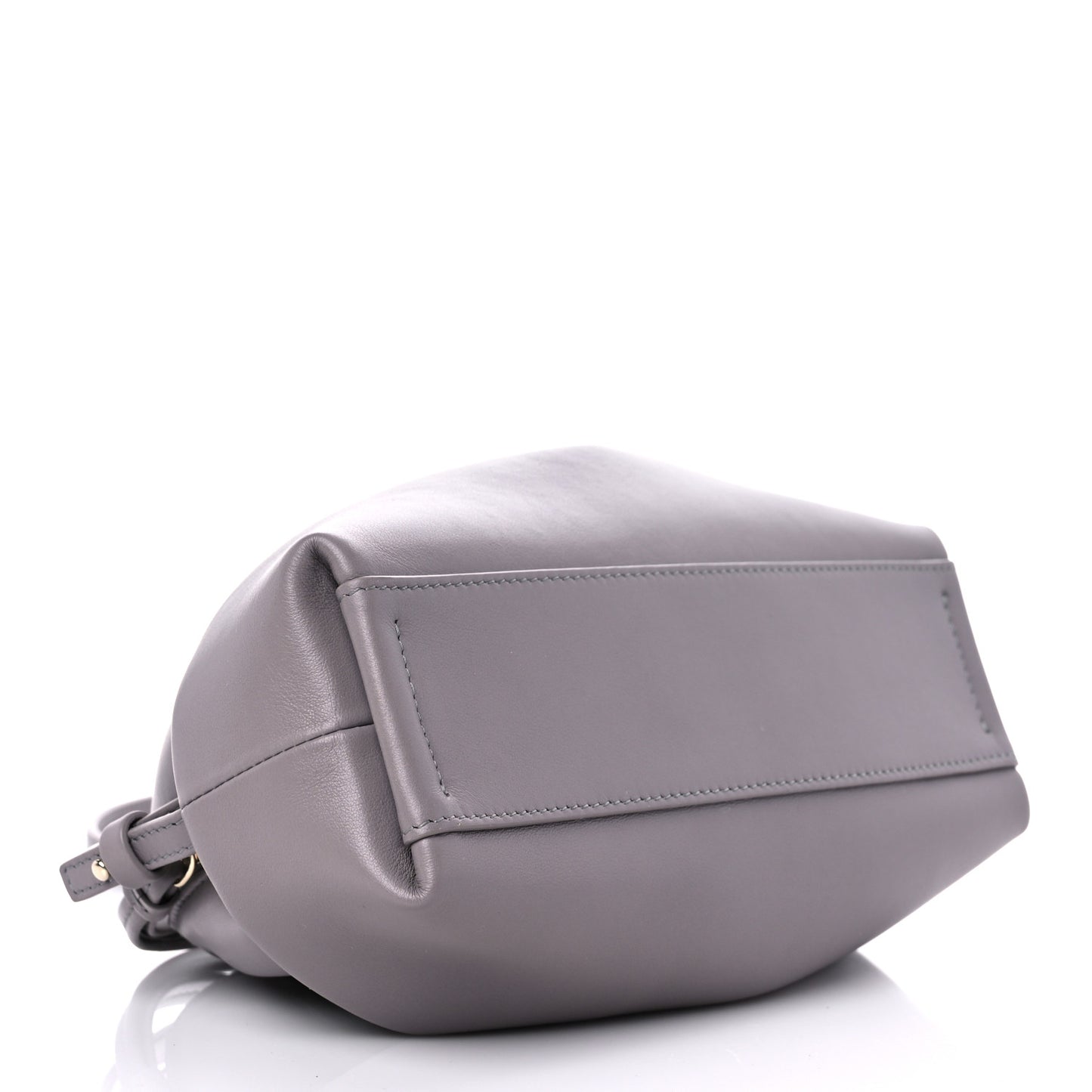 Calfskin Mini Judy Shoulder Bag Cashmere Grey