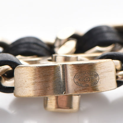 Chanel Lambskin CC Turn Lock Chain Belt Black Gold 7 of 8