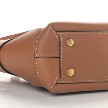 Bottega Veneta French Calfskin Maxi Intrecciato Mini Arco Wood 8 of 9