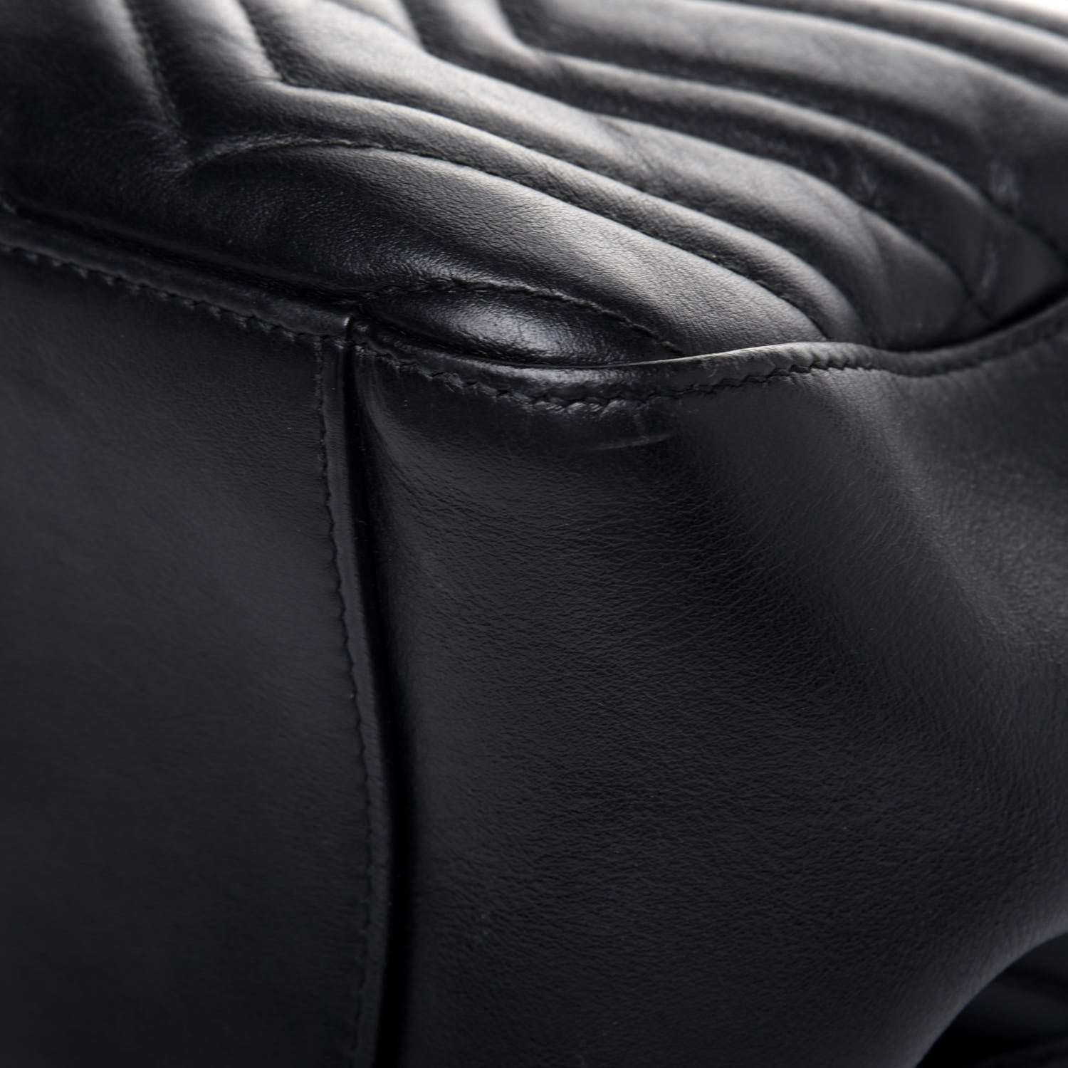 Gucci Calfskin Matelasse GG Marmont Backpack Black 10 of 21