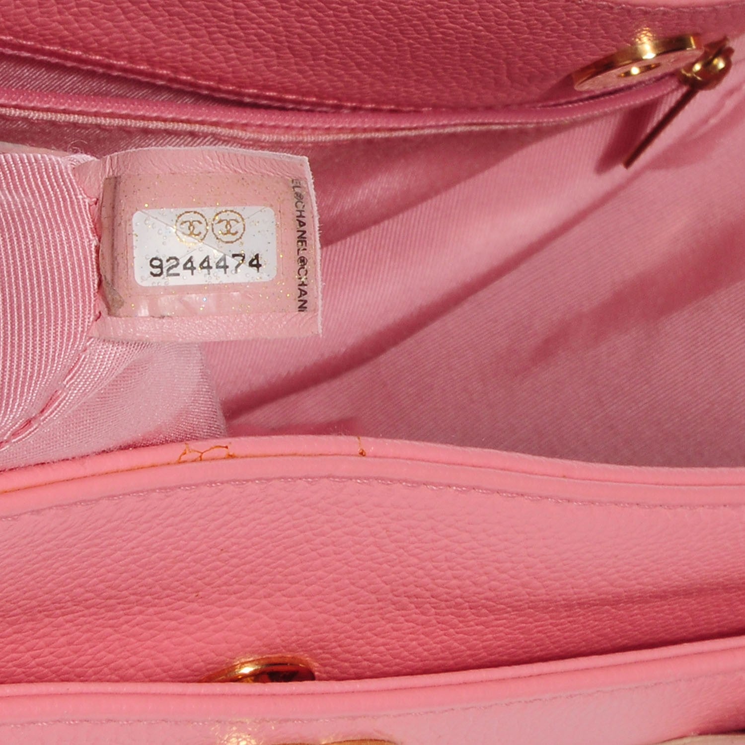 Chanel Calfskin Cerf Shopper Tote Pink 6 of 7