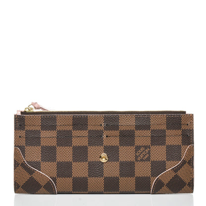 Louis Vuitton Damier Ebene Caissa Wallet Rose Ballerine 6 of 7