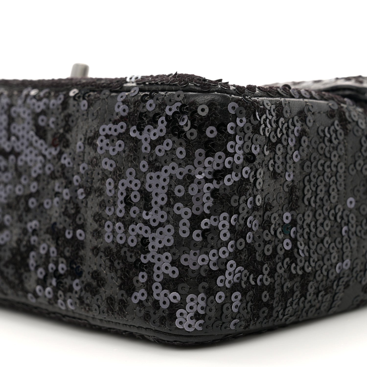 Chanel Sequin Lambskin Medium Moonlight on Water Flap Black 10 of 11