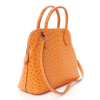 Hermes Ostrich Bolide 31 Orange 4 of 19