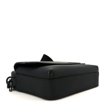 Louis Vuitton Calfskin Aerogram Fastline Messenger Black 4 of 10