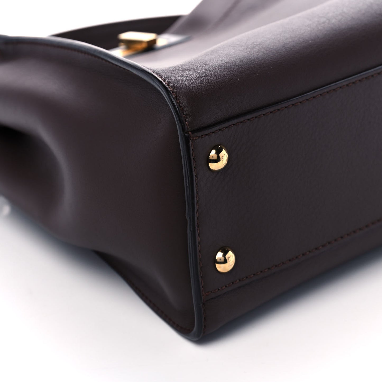 Vitello Seta Shiny Nappa Medium Peekaboo Iconic Satchel Moresco Rosa Doll