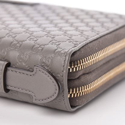 Gucci Soft Microguccissima Zip Around Top Handle Travel Wallet Loess 8 of 8
