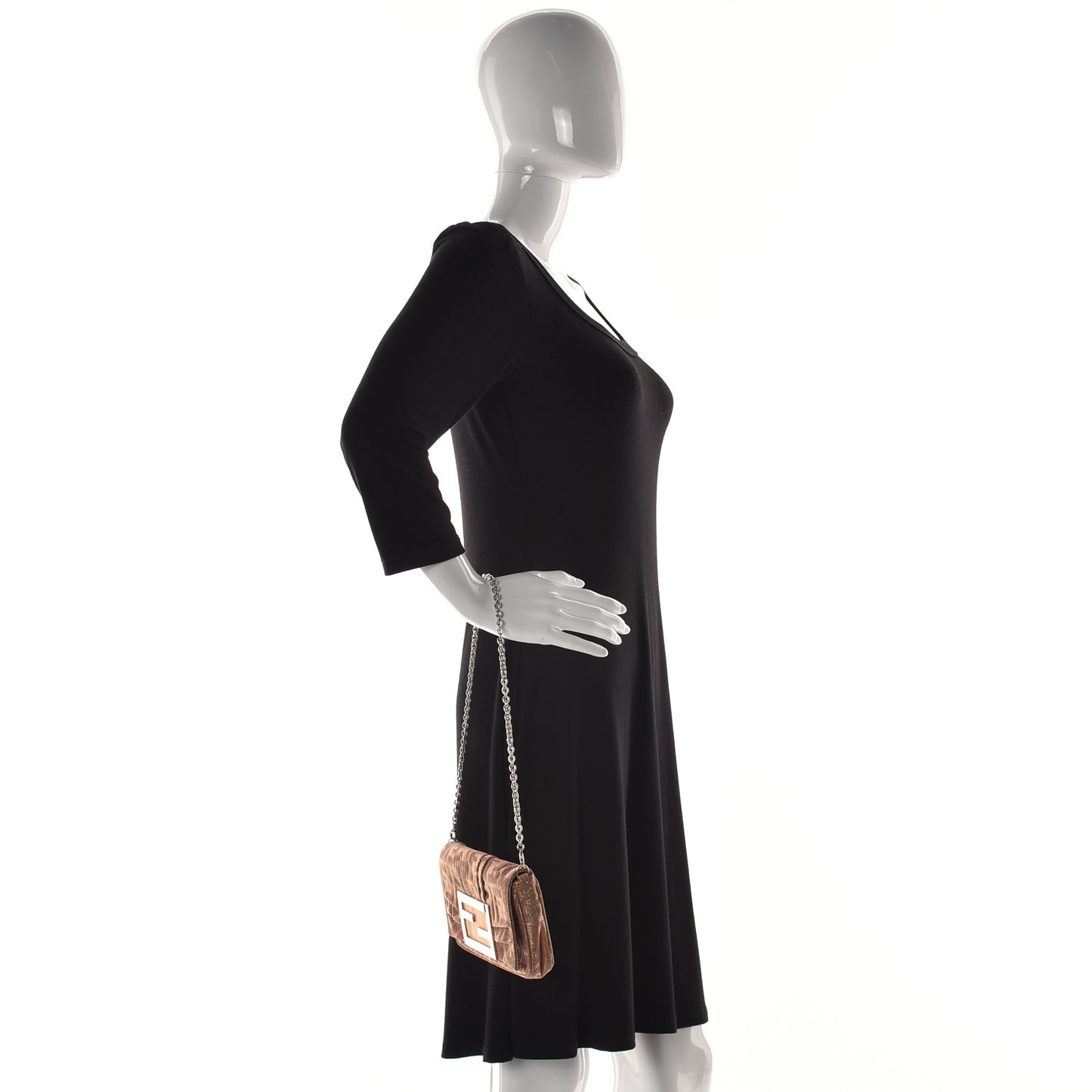 Metallic Lurex Zucca Mia Pochette Arancio