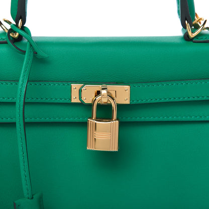 Hermes Swift Kelly Retourne 25 Vert Vertigo 11 of 12